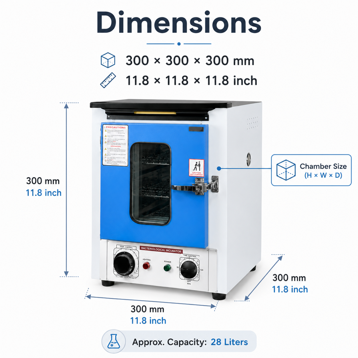 Incubators (Bacteriological) Stainless Steel