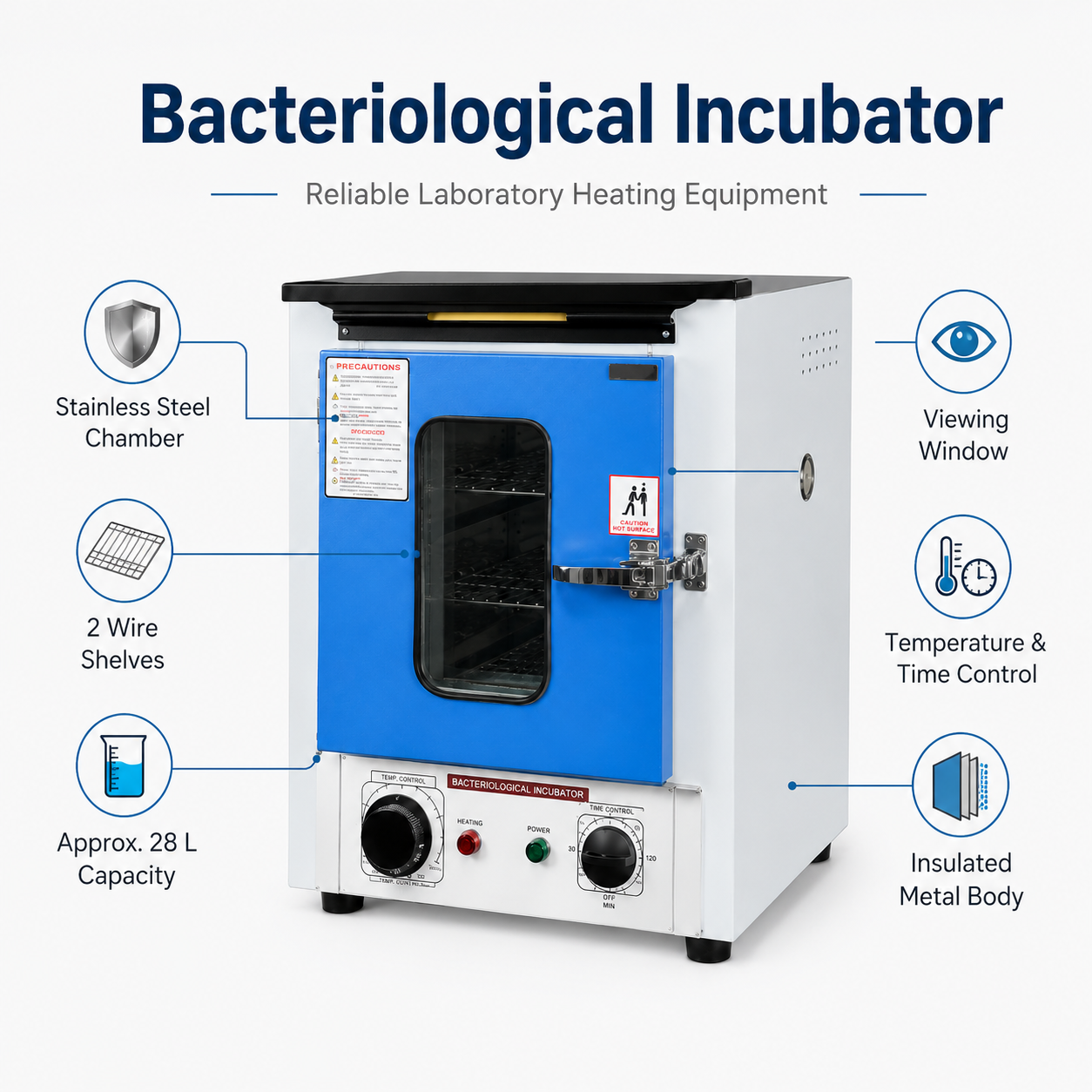 Incubators (Bacteriological) Stainless Steel
