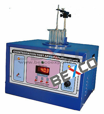 Tablet Disintegration Test Apparatus single Basket- Digital Timer with tablet Hardness Tester pfizer type