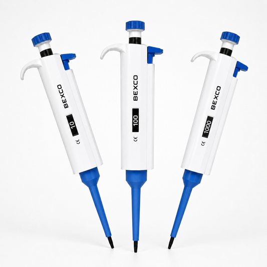 BEXCO MicroPipette set of 3 pipettes- Single Channel Variable Volume