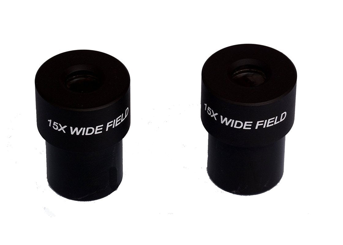15X WF Widefield Microscope Eyepiece Pair