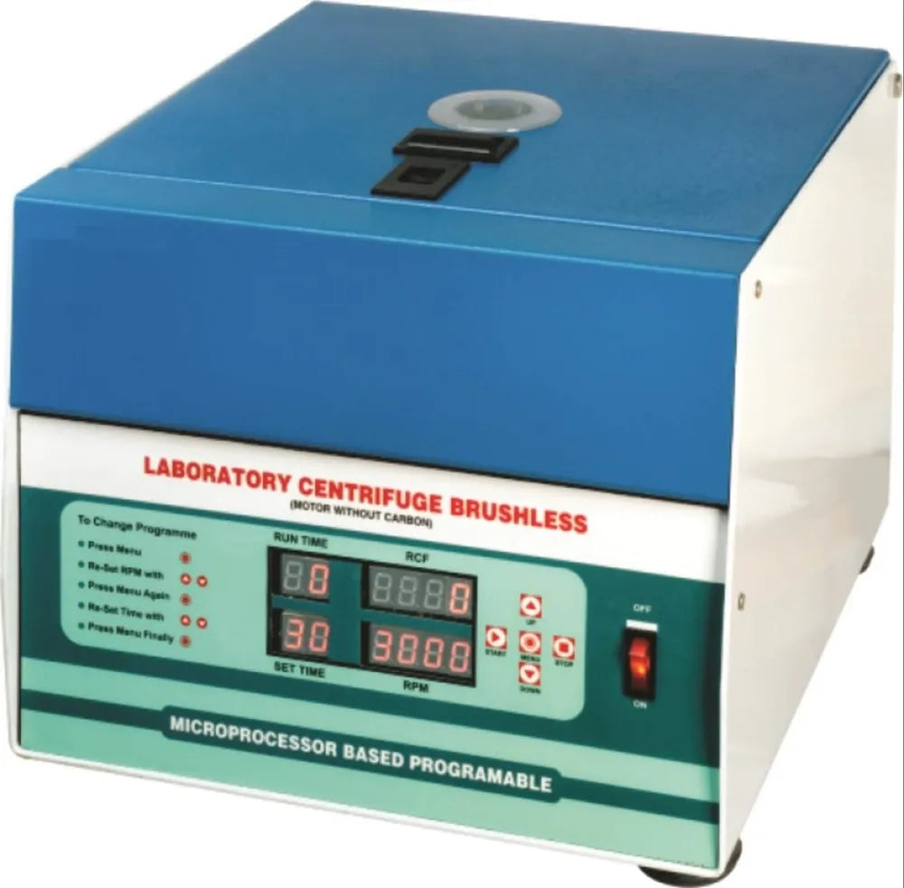 Micro Centrifuge Brush less Motors, Microprocessor Based Digital