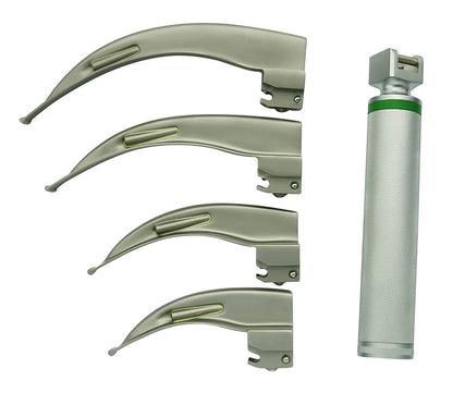 Fibre Optic Laryngoscope Set Macintosh With Handle