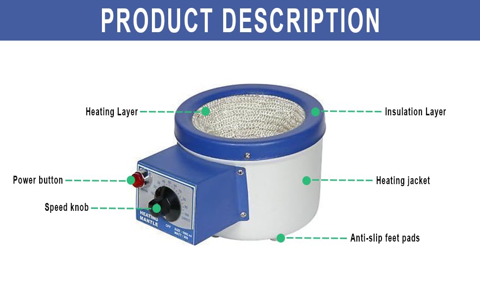 HEATING MANTLE 250ml-20 L