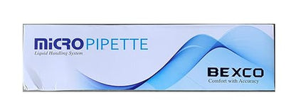 MicroPipette 10-100ul variable volume with calibration report, autoclavable