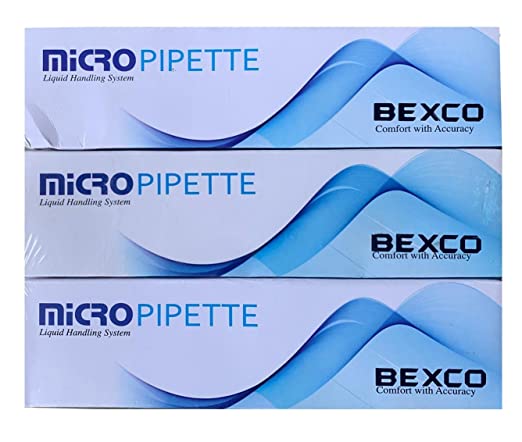 MicroPipette Kit set of 3 variable volume pipettes (5-50ul; 10-100ul; 100-1000ul)