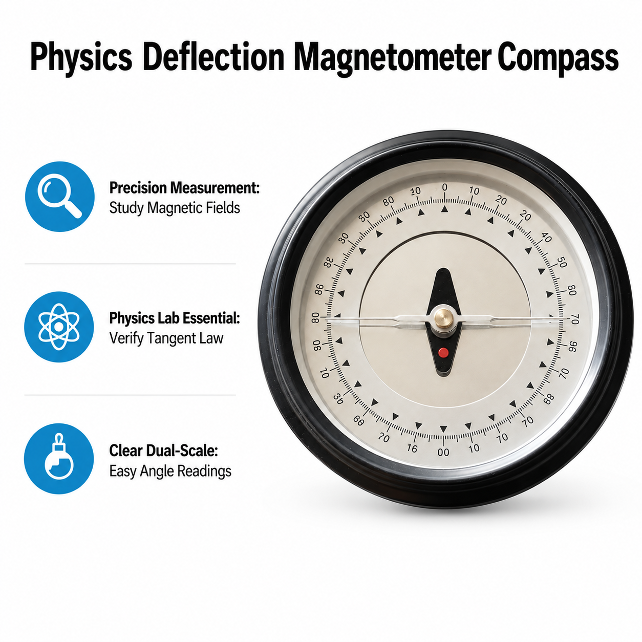 Deflection Magnetometer Compass