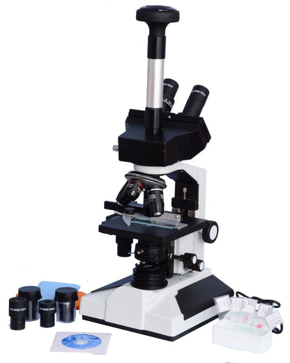 BEXCO Trinocular Microscope, 40X to 1500X